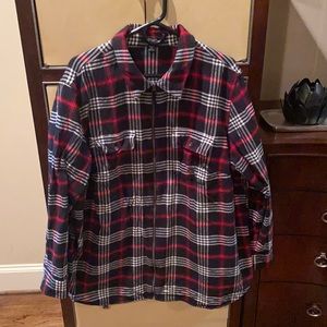 Chaps 2XL zip up flannel
